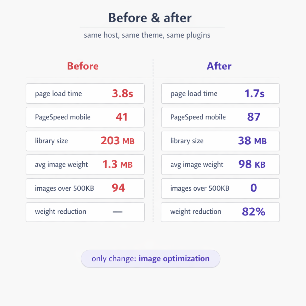 vlake-page-speed-before-after